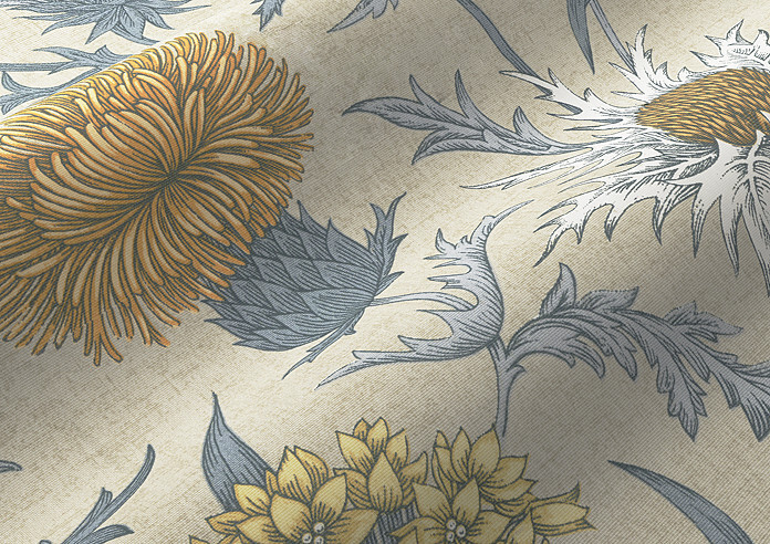 Acanthium, Ochre - Roman Blind - Image 4